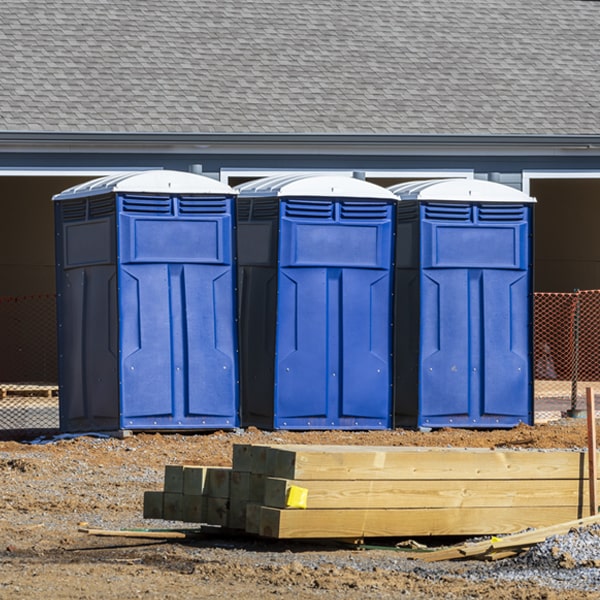 are there any restrictions on where i can place the portable toilets during my rental period in West Perry